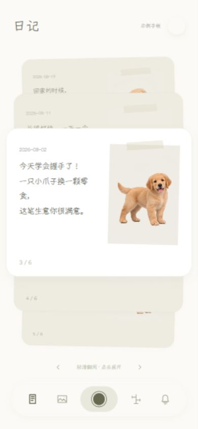 日记页面
