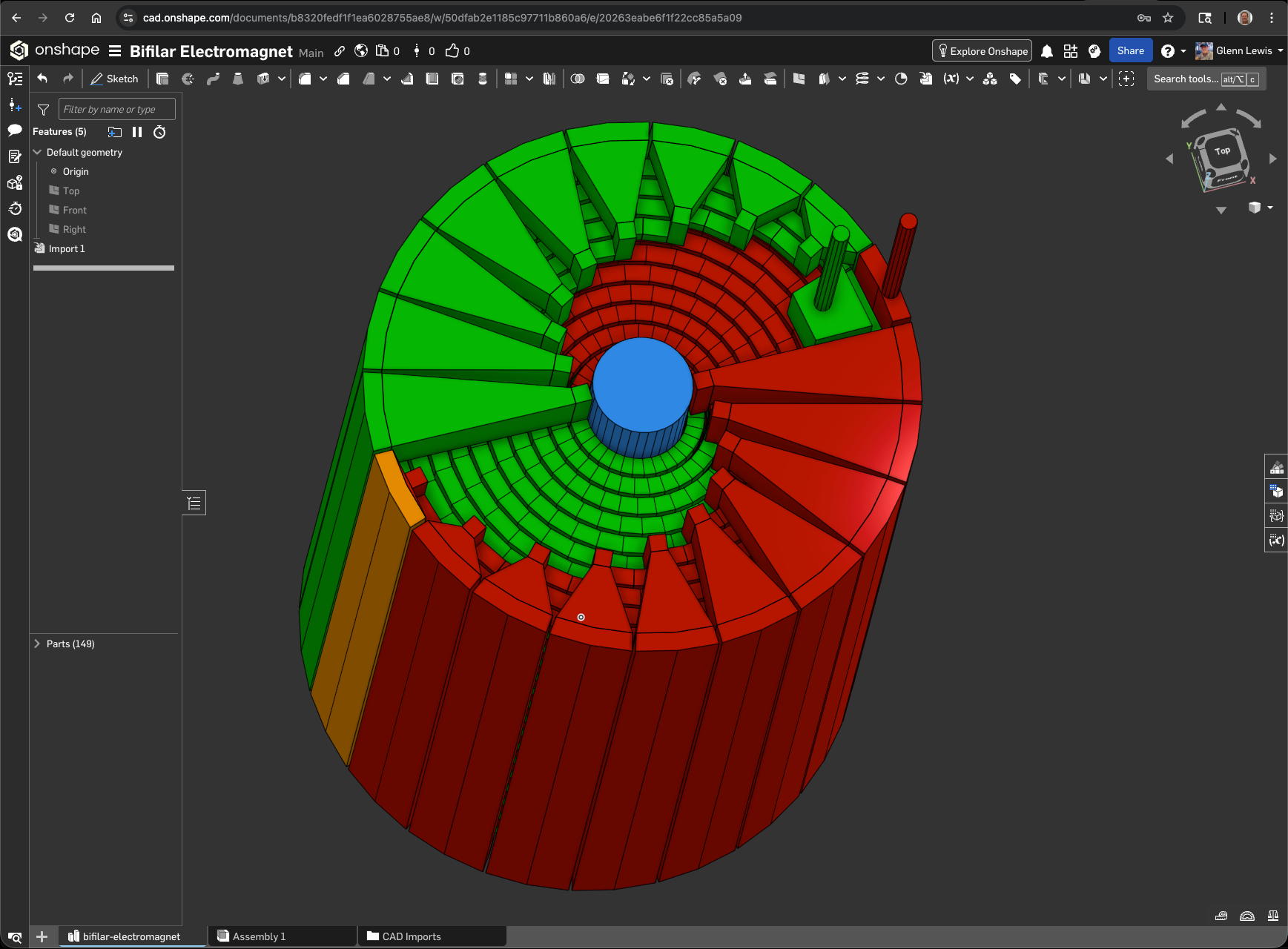 Bifilar Electromagnet